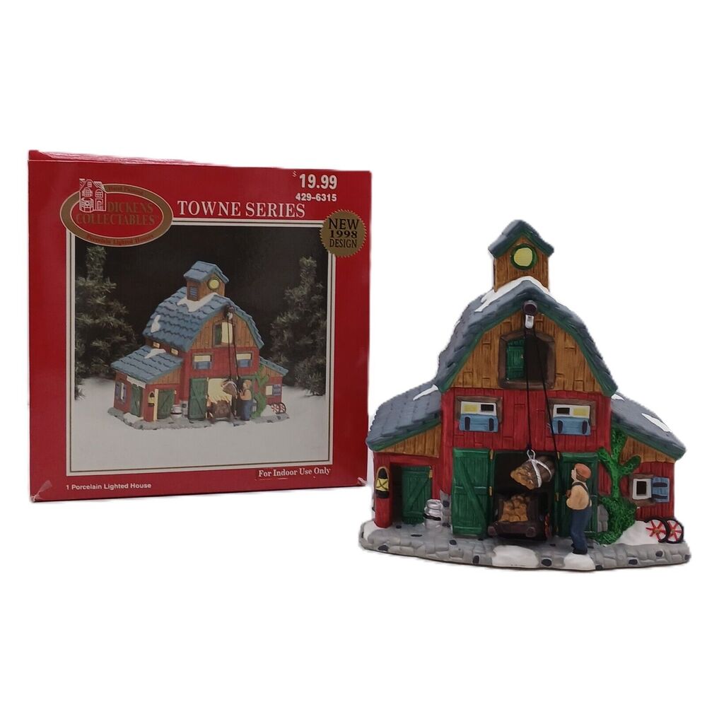 Dickens Collectables Towne Series Porcelain House Christmas Village Handpainted